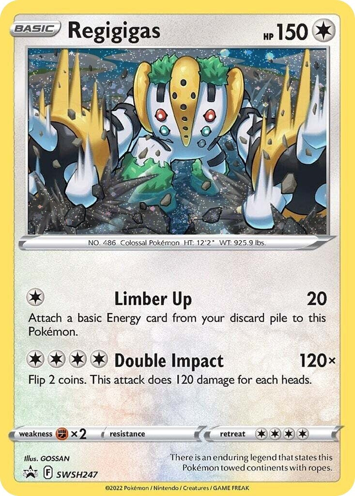Image for Regigigas - SWSH247 (Cosmos Holo) (SWSH247) [SWSH: Sword & Shield Promo Cards] - Pokemon