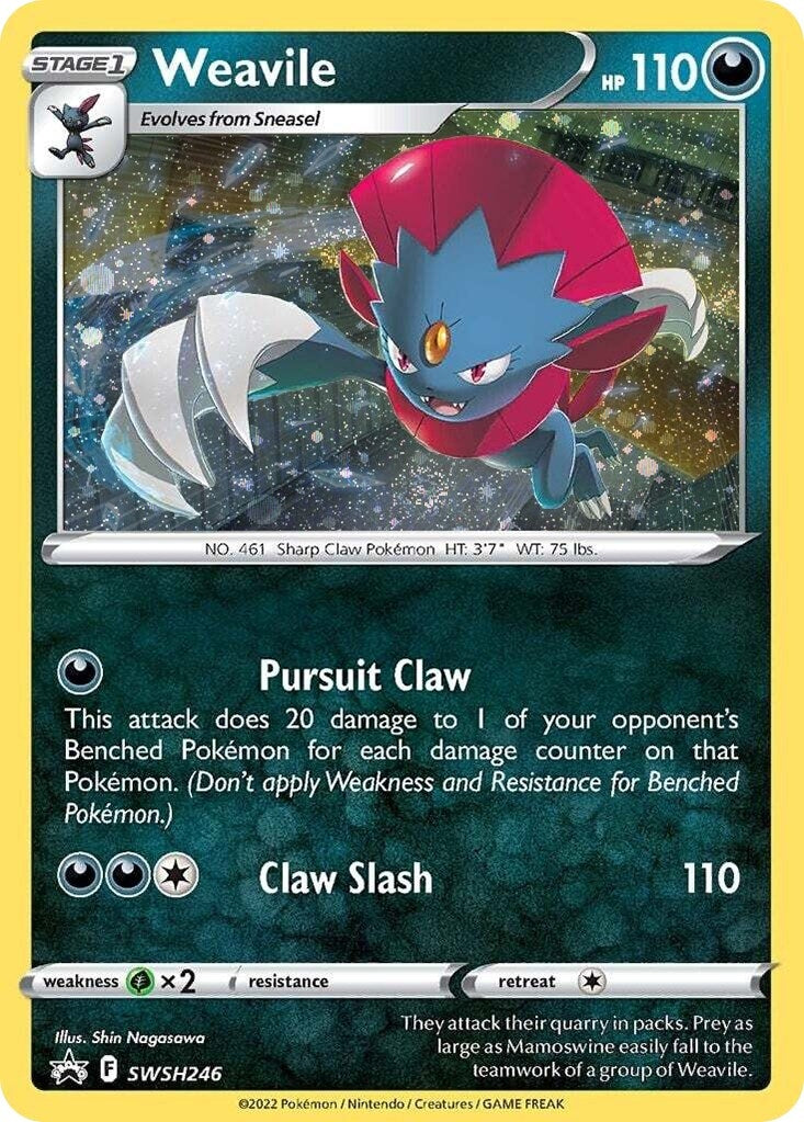 Image for Weavile - SWSH246 (Cosmos Holo) (SWSH246) [SWSH: Sword & Shield Promo Cards] - Pokemon