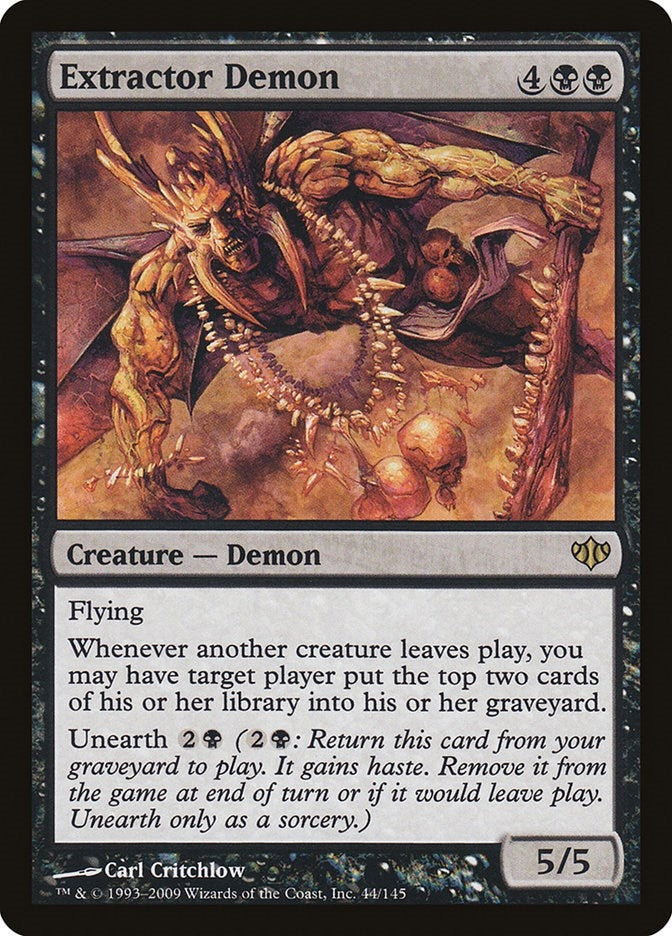 Image for Extractor Demon (44) [Conflux] - Magic: The Gathering