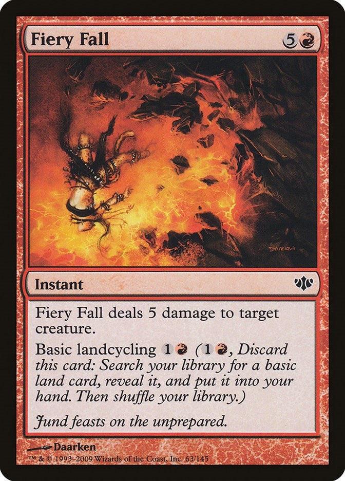 Image for Fiery Fall (63) [Conflux] - Magic: The Gathering