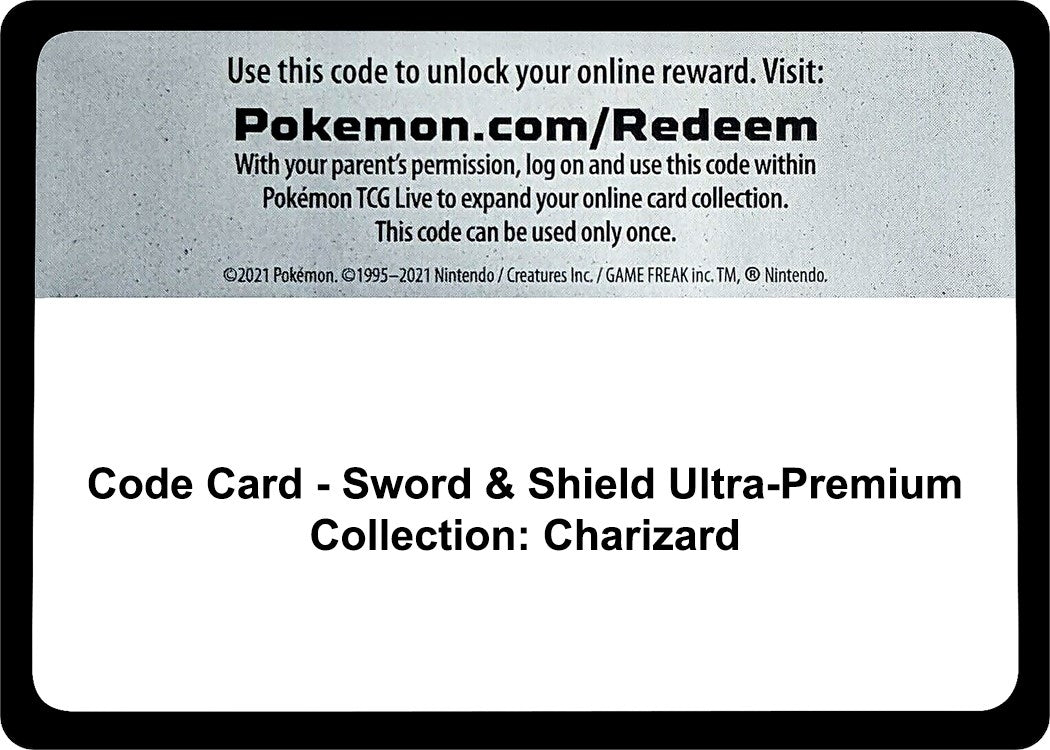 Image for Code Card - Sword & Shield Ultra-Premium Collection: Charizard [Miscellaneous Cards & Products] - Pokemon