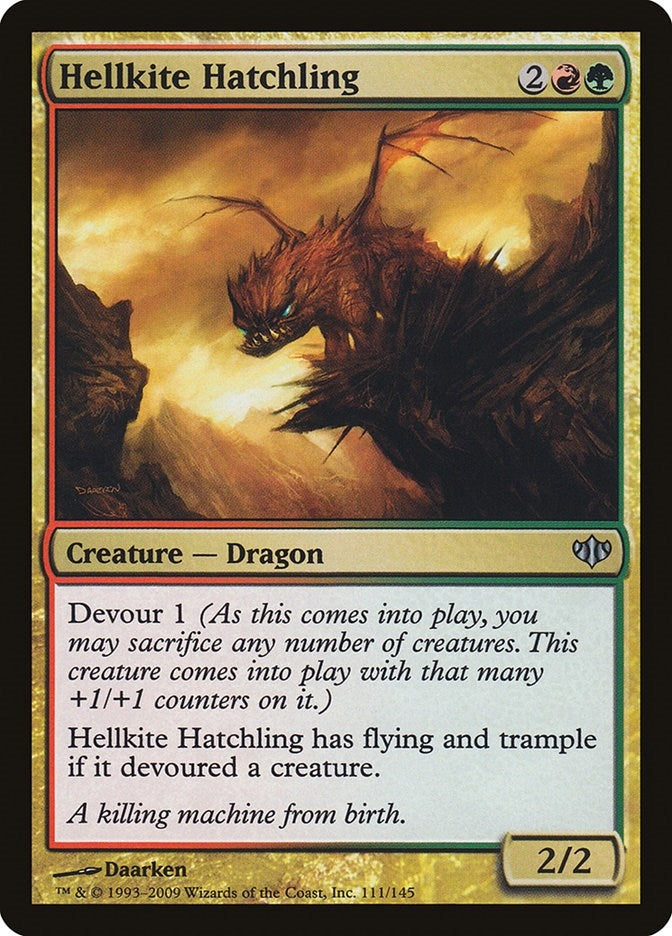 Image for Hellkite Hatchling (111) [Conflux] - Magic: The Gathering