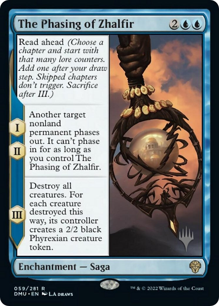 The Phasing of Zhalfir (59) [Promo Pack: Dominaria United]