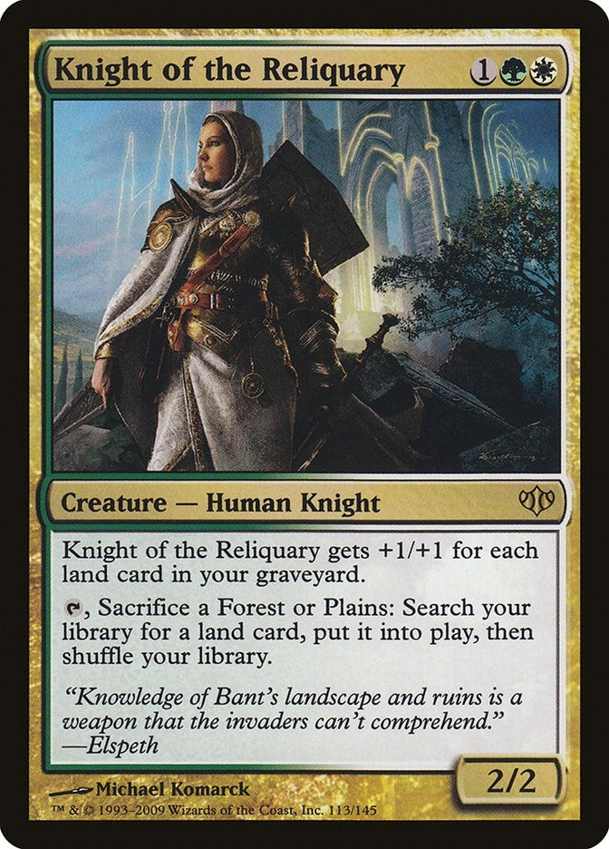 Image for Knight of the Reliquary (113) [Conflux] - Magic: The Gathering