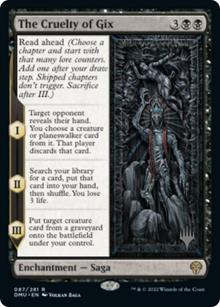 Image for The Cruelty of Gix (87) [Dominaria United] - Magic: The Gathering