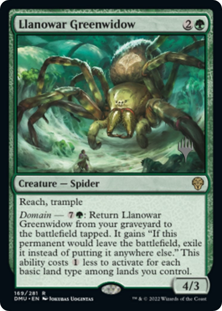 Image for Llanowar Greenwidow (169) [Dominaria United] - Magic: The Gathering