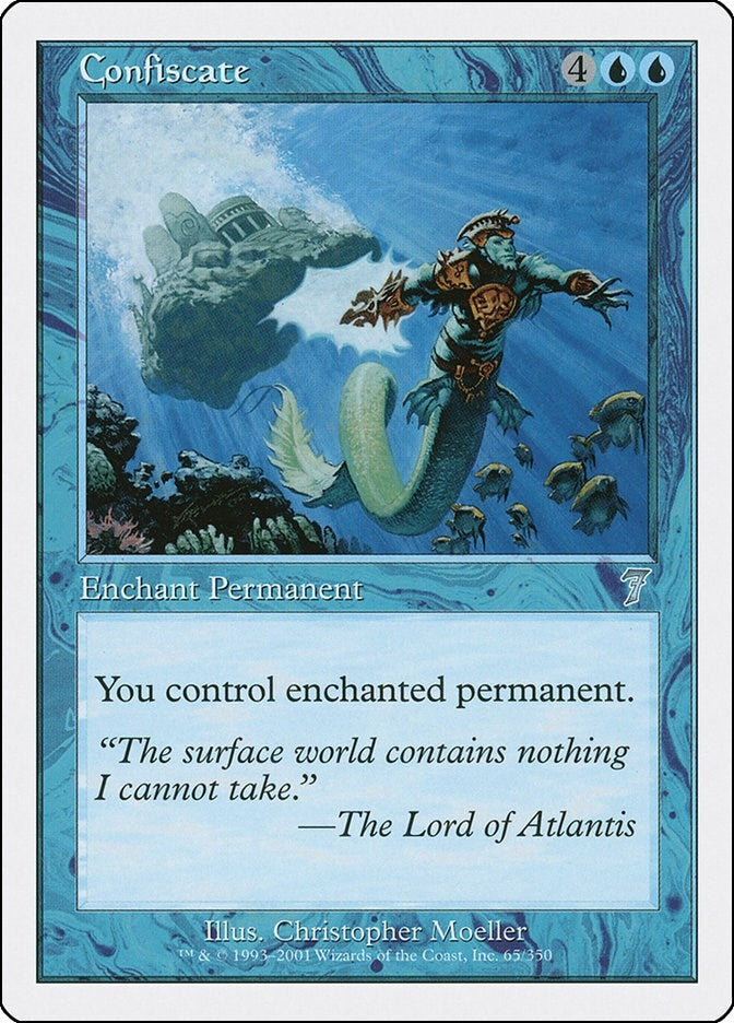 Image for Confiscate (65) [7th Edition] - Magic: The Gathering