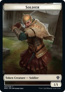 Image for Soldier // Zombie Double-Sided Token (4 // 9) [Dominaria United] - Magic: The Gathering