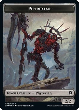 Image for Phyrexian // Insect Double-Sided Token (8 // 7) [Dominaria United] - Magic: The Gathering