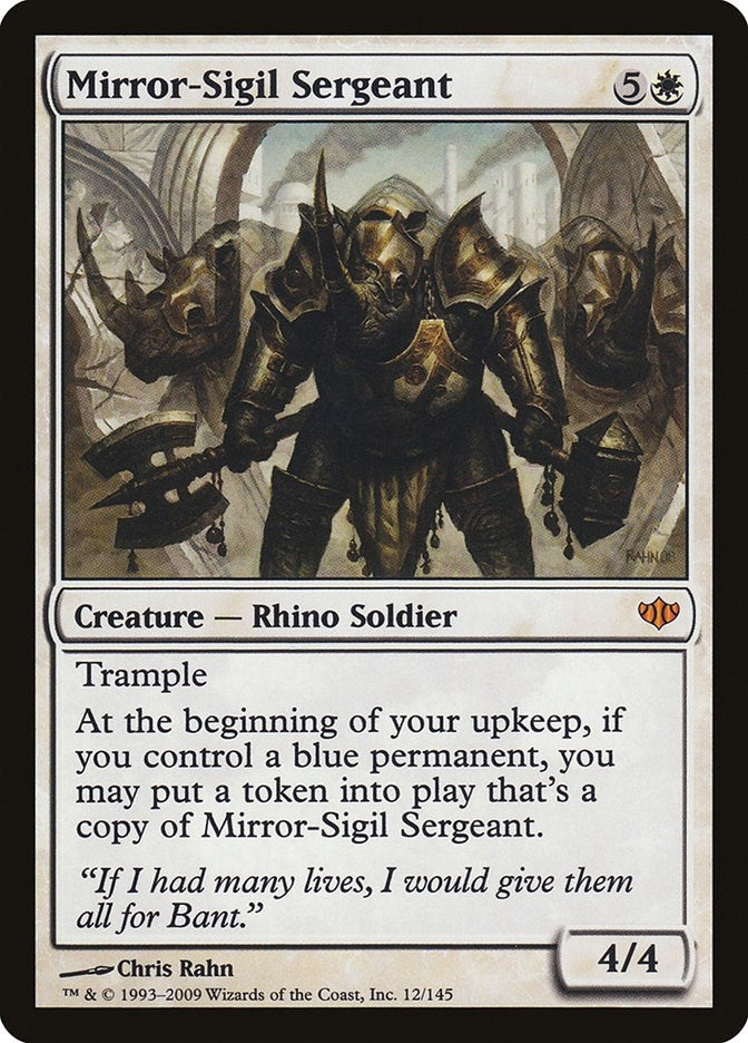 Image for Mirror-Sigil Sergeant (12) [Conflux] - Magic: The Gathering