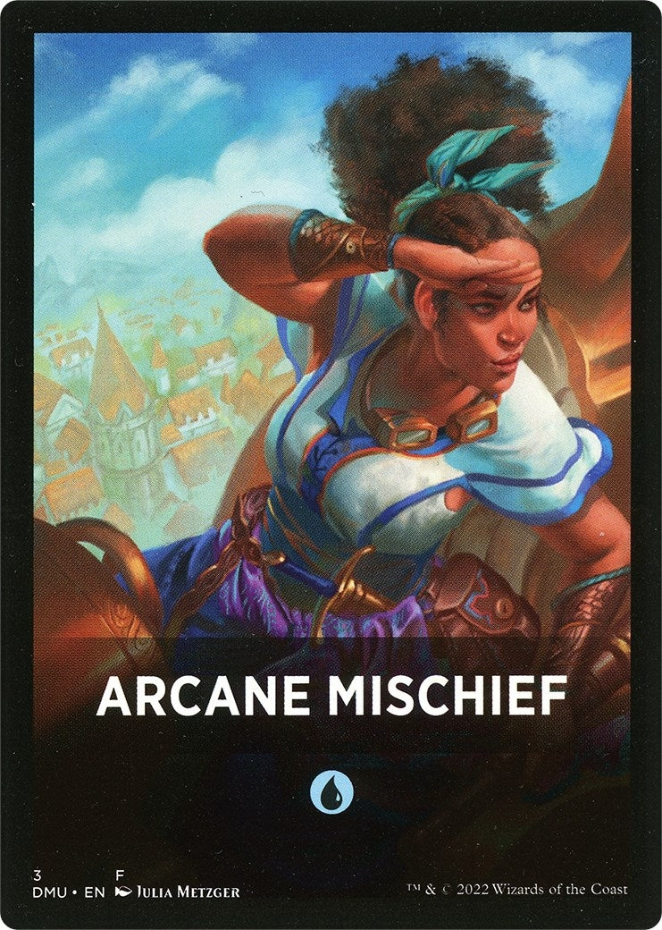 Image for Arcane Mischief Theme Card (3) [Dominaria United] - Magic: The Gathering