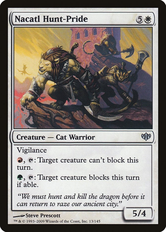 Image for Nacatl Hunt-Pride (13) [Conflux] - Magic: The Gathering
