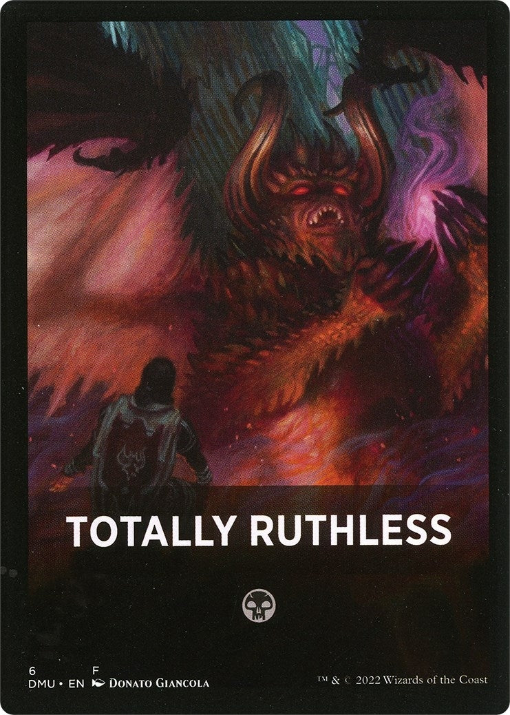 Image for Totally Ruthless Theme Card (6) [Dominaria United] - Magic: The Gathering