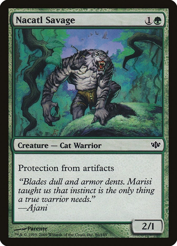 Image for Nacatl Savage (86) [Conflux] - Magic: The Gathering