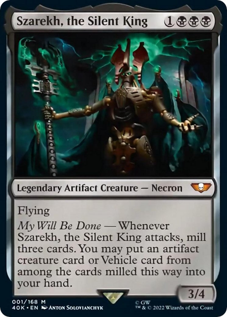Szarekh, the Silent King (Surge Foil) (1) [Universes Beyond: Warhammer 40,000]