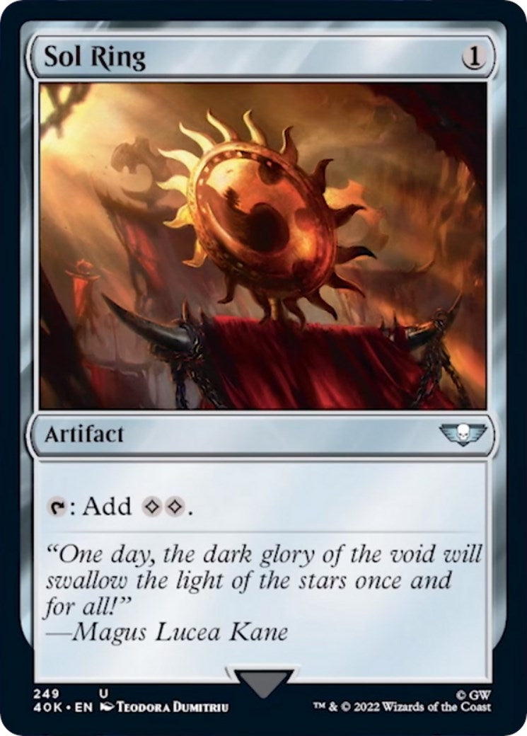Image for Sol Ring (249) (249) [Universes Beyond: Warhammer 40,000] - Magic: The Gathering