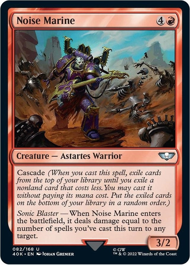 Image for Noise Marine (82) [Universes Beyond: Warhammer 40,000] - Magic: The Gathering