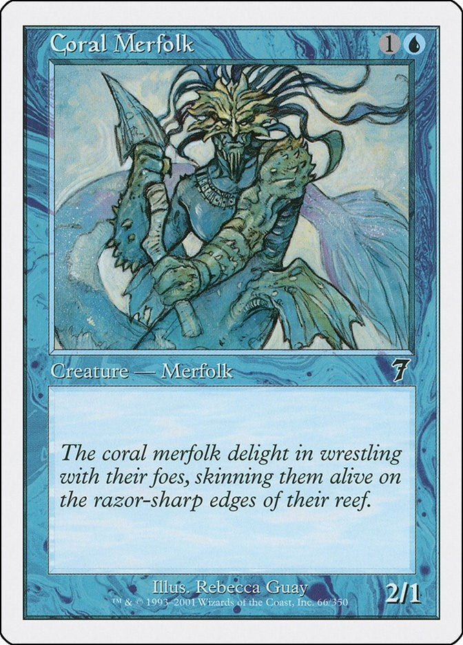 Image for Coral Merfolk (66) [7th Edition] - Magic: The Gathering