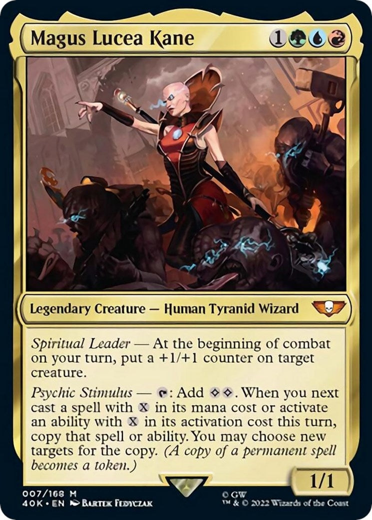 Image for Magus Lucea Kane (Surge Foil) (7) [Universes Beyond: Warhammer 40,000] - Magic: The Gathering