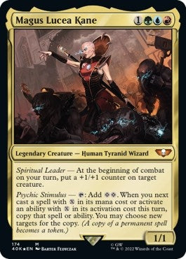 Image for Magus Lucea Kane (174) [Universes Beyond: Warhammer 40,000] - Magic: The Gathering