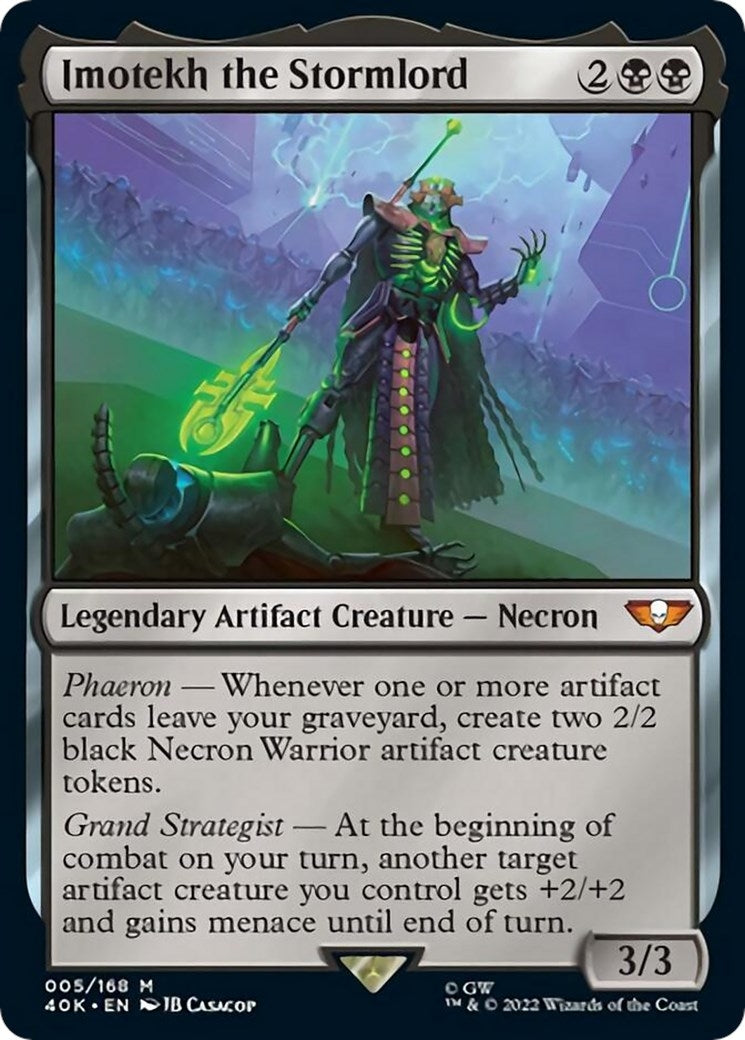 Image for Imotekh the Stormlord (Surge Foil) (5) [Universes Beyond: Warhammer 40,000] - Magic: The Gathering