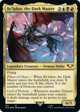 Image for Be'lakor, the Dark Master (172) [Universes Beyond: Warhammer 40,000] - Magic: The Gathering