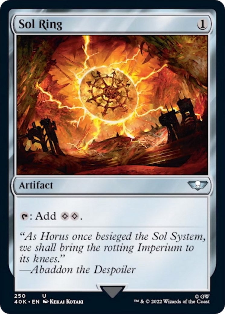 Image for Sol Ring (250) (250) [Universes Beyond: Warhammer 40,000] - Magic: The Gathering