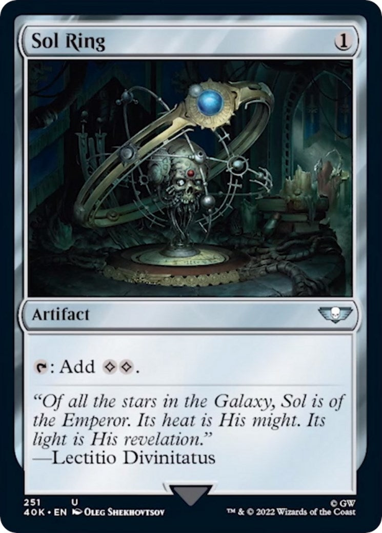 Image for Sol Ring (251) (251) [Universes Beyond: Warhammer 40,000] - Magic: The Gathering