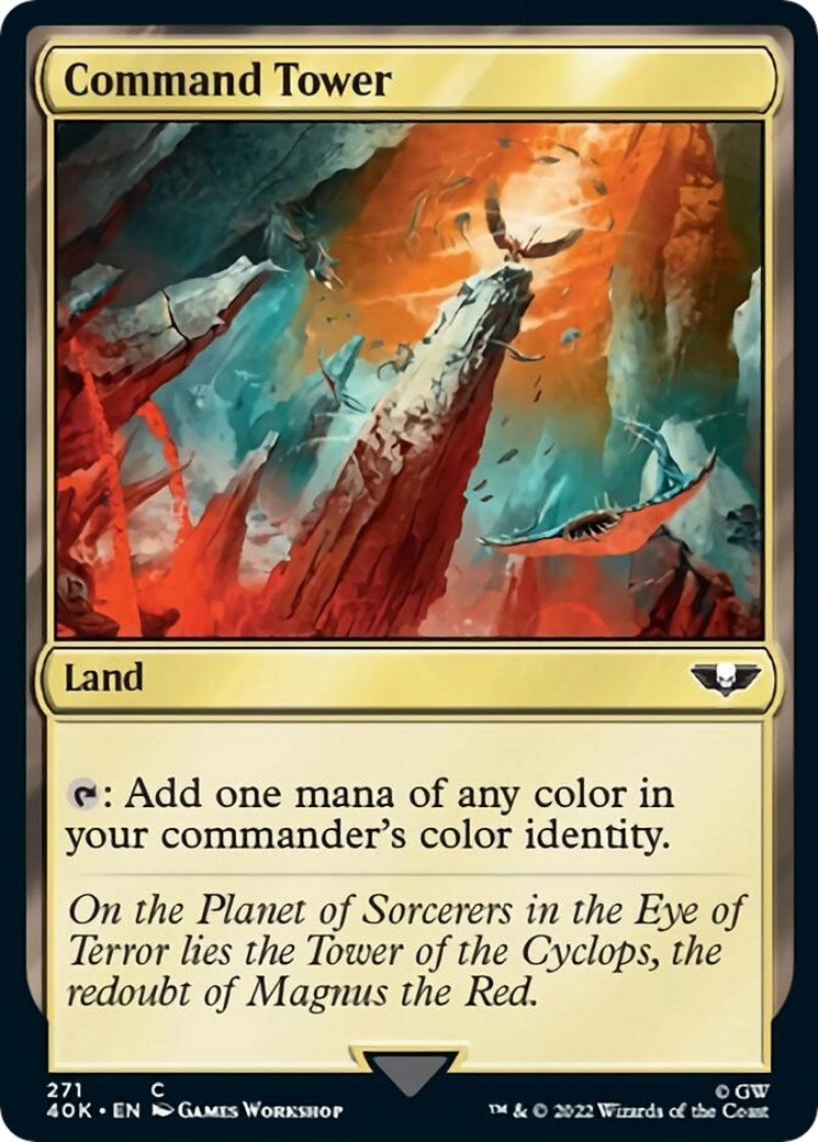 Image for Command Tower (271) (Surge Foil) (271) [Universes Beyond: Warhammer 40,000] - Magic: The Gathering