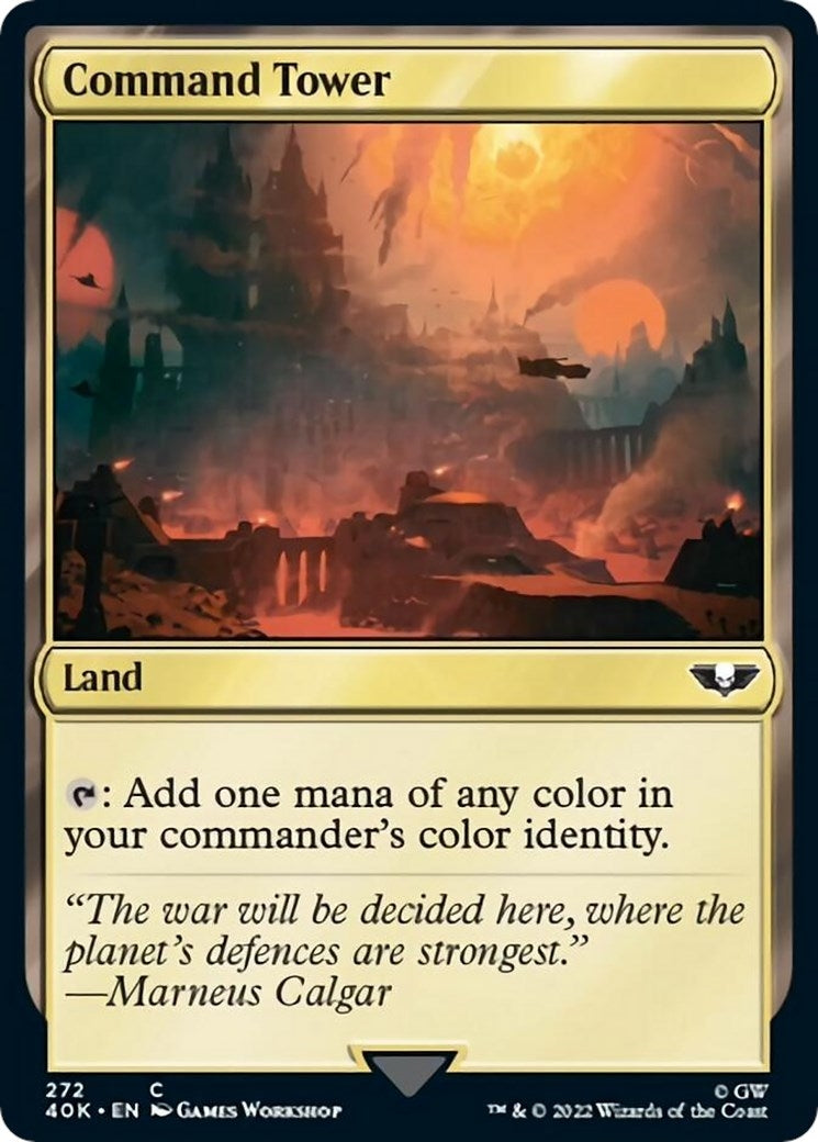 Image for Command Tower (272) (272) [Universes Beyond: Warhammer 40,000] - Magic: The Gathering