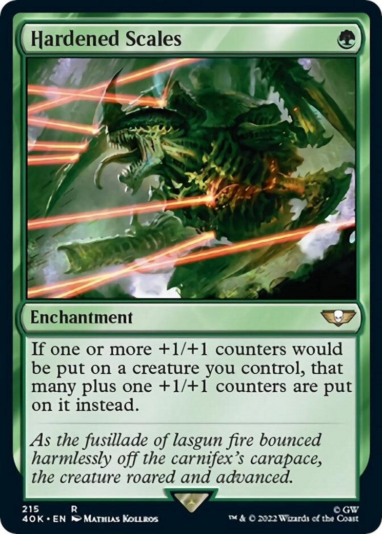 Image for Hardened Scales (215) [Universes Beyond: Warhammer 40,000] - Magic: The Gathering