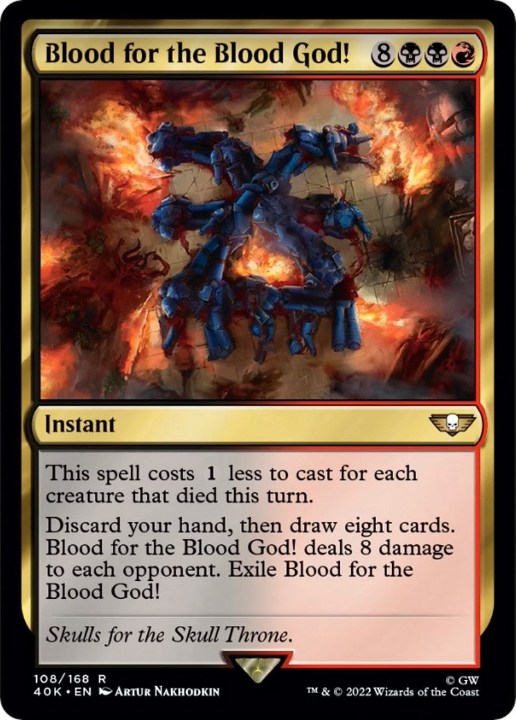 Image for Blood for the Blood God! (108) [Universes Beyond: Warhammer 40,000] - Magic: The Gathering