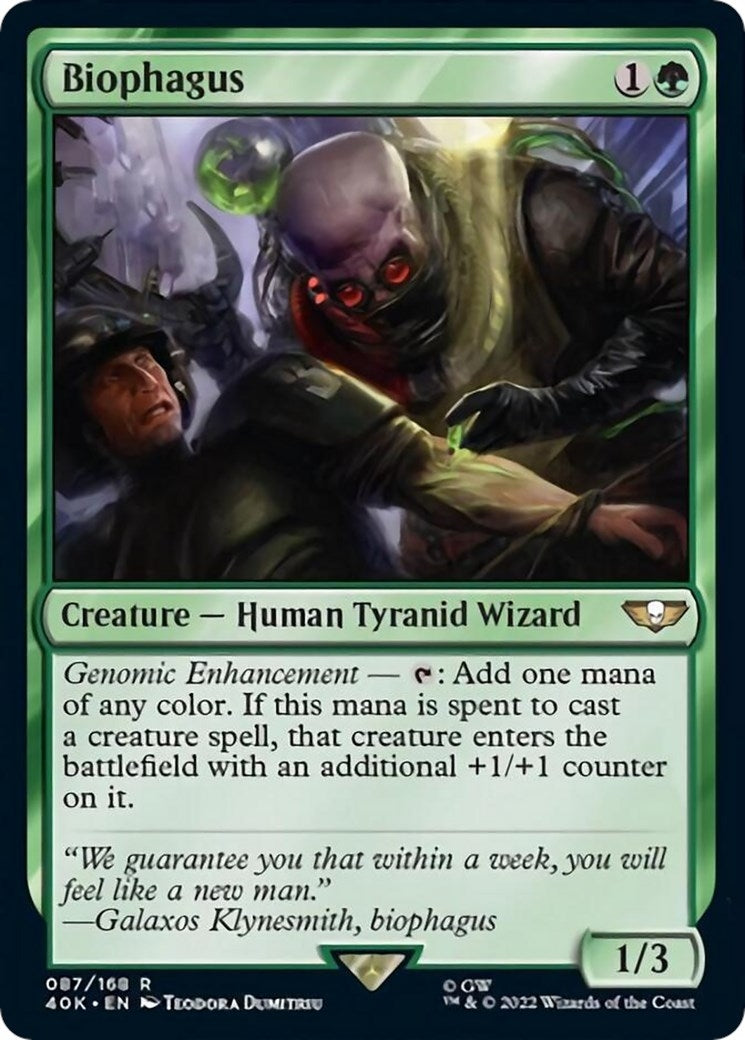 Image for Biophagus (Surge Foil) (87) [Universes Beyond: Warhammer 40,000] - Magic: The Gathering