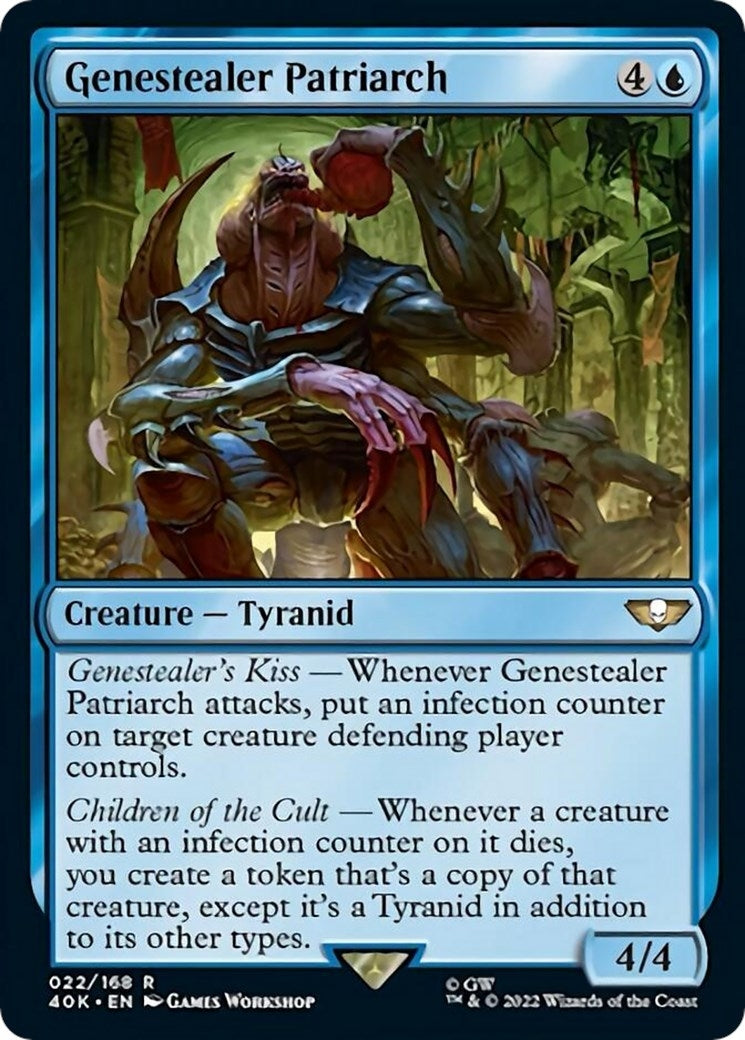 Image for Genestealer Patriarch (Surge Foil) (22) [Universes Beyond: Warhammer 40,000] - Magic: The Gathering