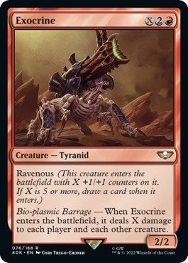 Image for Exocrine (76) [Universes Beyond: Warhammer 40,000] - Magic: The Gathering