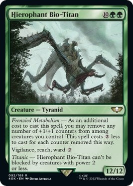 Image for Hierophant Bio-Titan (92) [Universes Beyond: Warhammer 40,000] - Magic: The Gathering