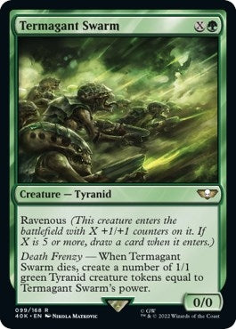 Image for Termagant Swarm (Surge Foil) (99) [Universes Beyond: Warhammer 40,000] - Magic: The Gathering