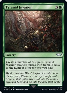 Image for Tyranid Invasion (Surge Foil) (102) [Universes Beyond: Warhammer 40,000] - Magic: The Gathering