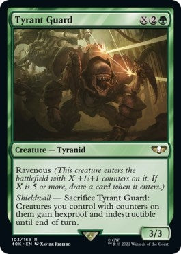 Image for Tyrant Guard (103) [Universes Beyond: Warhammer 40,000] - Magic: The Gathering