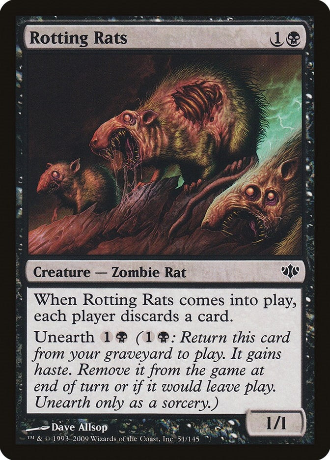 Image for Rotting Rats (51) [Conflux] - Magic: The Gathering