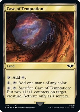 Image for Cave of Temptation (Surge Foil) (267) [Universes Beyond: Warhammer 40,000] - Magic: The Gathering