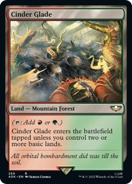 Image for Cinder Glade (Surge Foil) (269) [Universes Beyond: Warhammer 40,000] - Magic: The Gathering