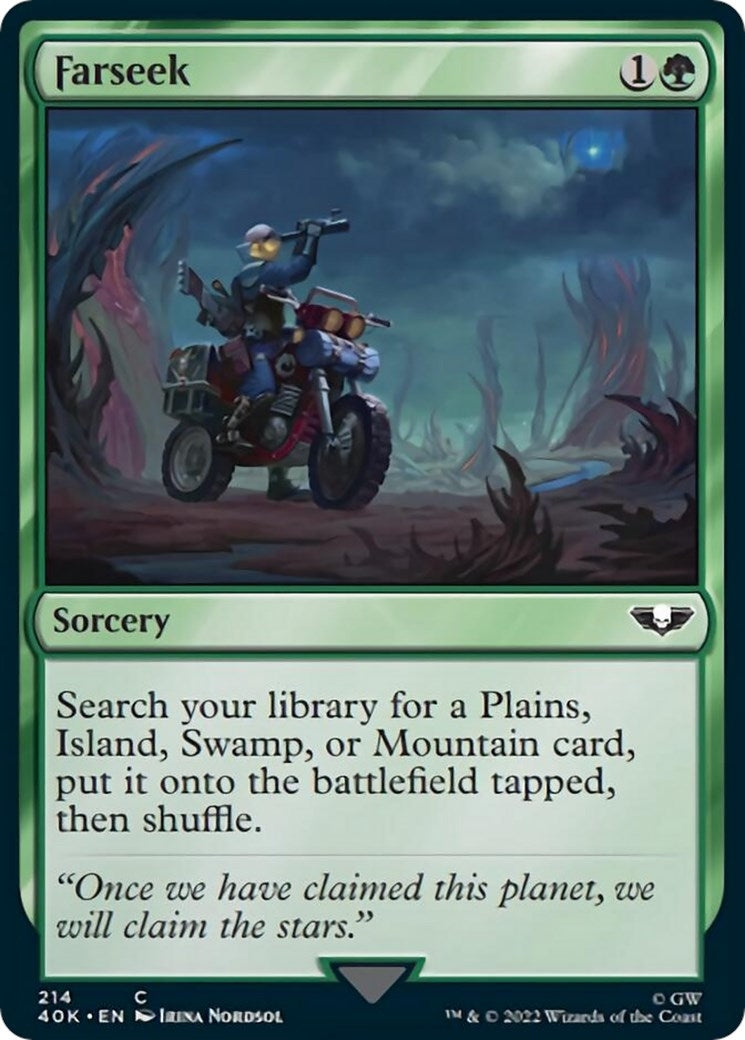 Image for Farseek (Surge Foil) (214) [Universes Beyond: Warhammer 40,000] - Magic: The Gathering