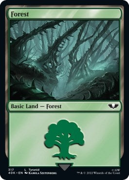 Image for Forest (317) (317) [Universes Beyond: Warhammer 40,000] - Magic: The Gathering