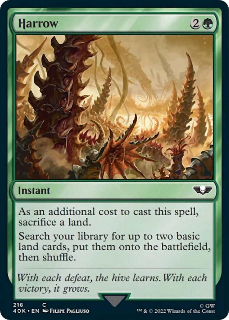 Image for Harrow (Surge Foil) (216) [Universes Beyond: Warhammer 40,000] - Magic: The Gathering