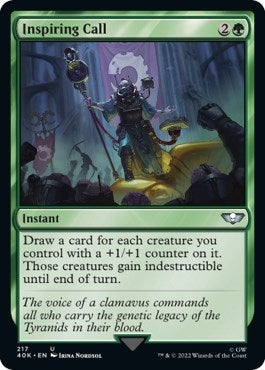 Image for Inspiring Call (217) [Universes Beyond: Warhammer 40,000] - Magic: The Gathering