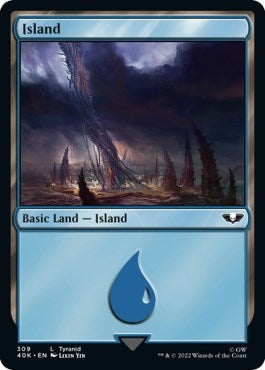 Image for Island (309) (309) [Universes Beyond: Warhammer 40,000] - Magic: The Gathering