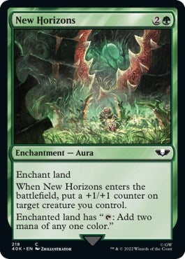 Image for New Horizons (Surge Foil) (218) [Universes Beyond: Warhammer 40,000] - Magic: The Gathering