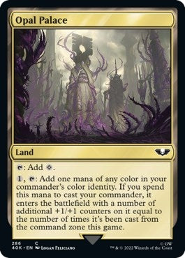 Image for Opal Palace (Surge Foil) (286) [Universes Beyond: Warhammer 40,000] - Magic: The Gathering