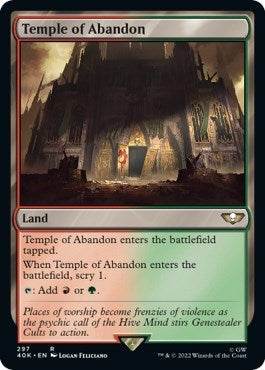 Image for Temple of Abandon (297) [Universes Beyond: Warhammer 40,000] - Magic: The Gathering